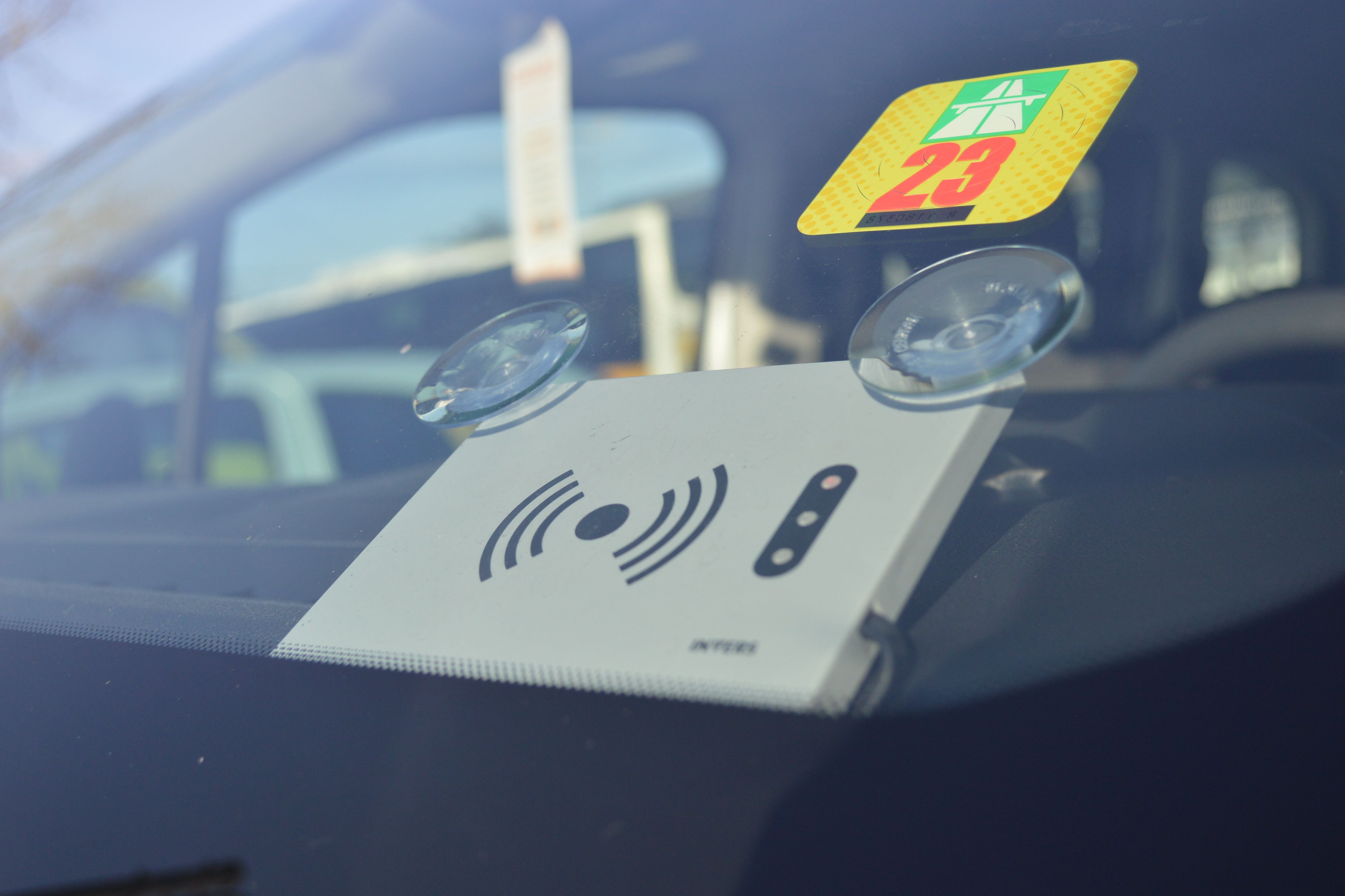 Scanner im Carsharing-Auto