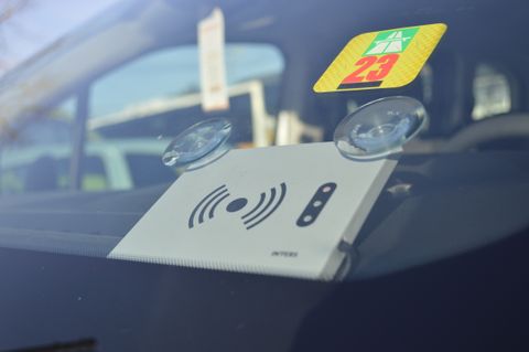 Scanner im Carsharing-Auto