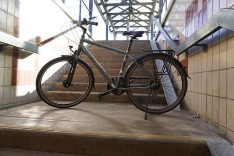 Fahrrad am Bahnhof