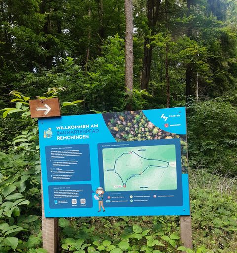 Startpunkt des Baumartenlehrpfads