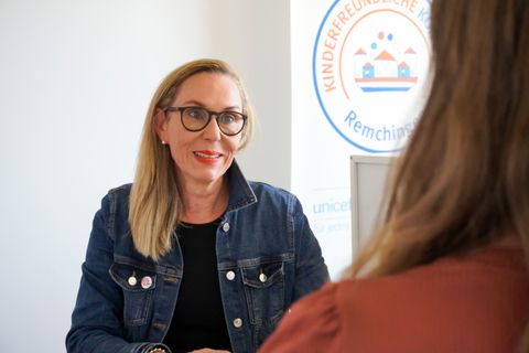 Julia Reinhard freut sich auf Besuch