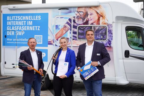 Die Stadtwerke Pforzheim versorgen Remchingen mit Glasfaser