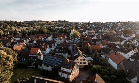 Der Ortsteil Singen von oben