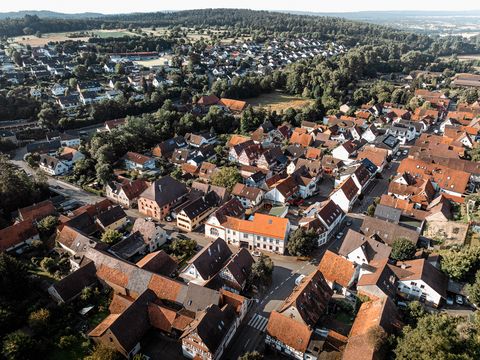 Nöttingen aus der Vogelperspektive