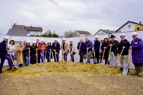 Spatenstich am Kinder- und Jugendcampus