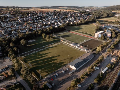 FC Germania Vereinsgelände von oben